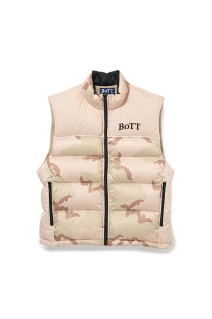B Logo Down Vest - Camo