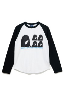 Disc Raglan L/S Tee - Black