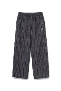Lightweight Striped Track Pant - Black