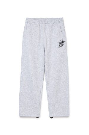 B Logo Sweatpant - Ash