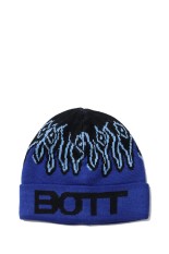 Flame Beanie - Blue