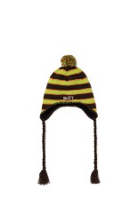 Tassel Pom Beanie - Brown