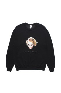 THE DARK KNIGHT TRILOGY / CREW NECK SWEAT SHIRT ( TYPE-2 ) / BLACK (TDKT-WM-SS10)