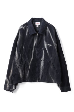 Sun-Faded Corduroy Work Blouson - BLACK (G15BL033)
