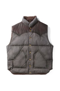 Rocky Mountain Featherbed × KAMIYA Duck Down Vest - GRAY (G15RM101)