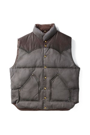 Rocky Mountain Featherbed × KAMIYA Duck Down Vest - GRAY (G15RM101)