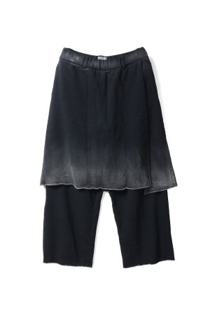 Distressed Docking Style Sweat Pants - BLACK (G15PT079)