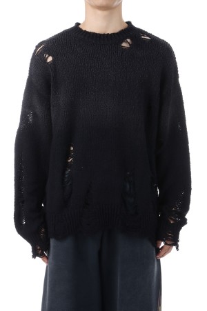 Sun-Faded Sweater - BLACK (G15PO072)