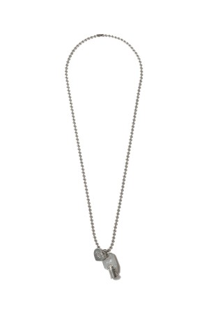 Key Charm Necklace - SILVER (G15AC211)