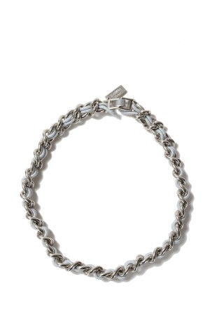Laced Chain Necklace - GRAY (G15AC214)