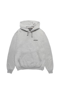 HEAVY WEIGHT PULLOVER HOODED SWEAT SHIRT / BLACK (25FWE-WMC-SS02)