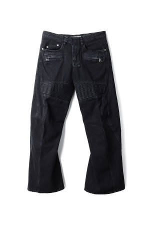 3D TWISTED MOTO JEANS - FADED BLACK (NF252P05A)