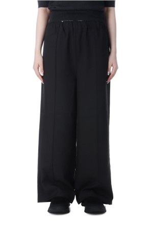 Pintuck Wide Pants - BLACK (62520730)