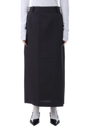 Heather Stretch Middleskirt - CHARCOAL GRAY (62520801)