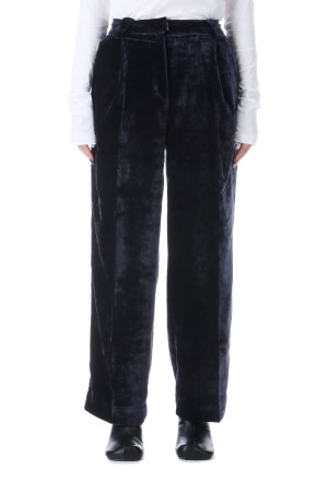 Velvet Wide Pants - NAVY (62520712)