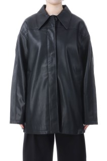Ecoleather Over Jacket - BLACK (62520105)
