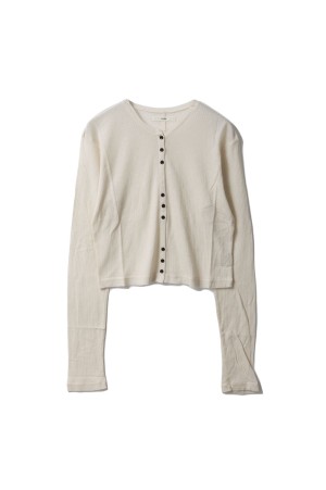 Sheer Rib Cardigan - IVORY (62520602)