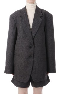 Herringbone Wool Jacket - BROWN (62520107)