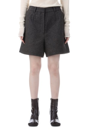 Herringbone Short Pants - BROWN (62520728)