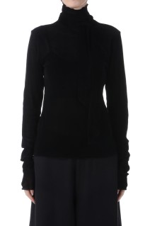 Velour Tie Tops - BLACK (62520601)