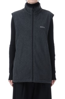 Fleece Zip Vest - CHARCOAL GRAY (62520113)