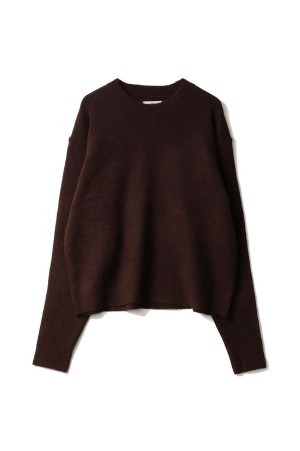 Layered Scarf Knit - BROWN (62520528)