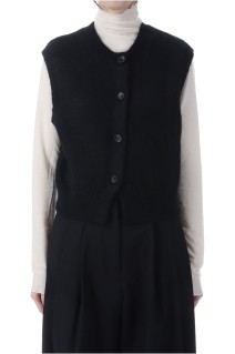 Crewneck Botton Vest - BLACK (62520538)