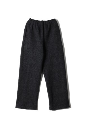 Wool Drawstring Pants - CHARCOAL GRAY (62520725)