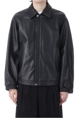 LEATHER BROUSON - BLACK (253-60408)