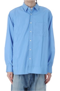 L/S REGULAR COLLAR SHIRTS - SAX (253-60305B)