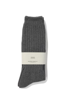 2P LONG SOCKS - CHARCOAL (253-60910)