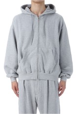 JUMBERCA ZIP UP HOODIE - GRAY (253-60102)