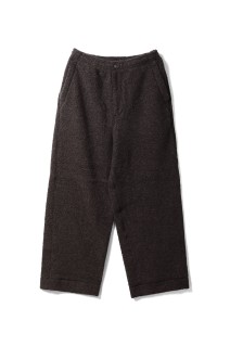 WOOL FLEECE PANTS - BROWN (253−60509)