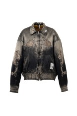 COLLARED SOUVENIR JACKET - BLACK (J15BL142)