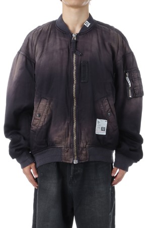 AGED FLIGHT JACKET - BLACK (J15BL151)