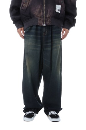 LIGHT WIDE JEANS - INDIGO (J15PT123)