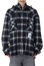 SWEAT HOODIE L/S SHIRTS - BLACK (J15SH182)