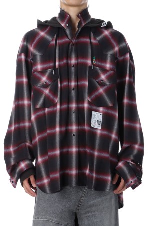 SWEAT HOODIE L/S SHIRTS - RED (J15SH182)