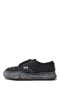 BAKER studded paint canvas Low-Top / BLK/BLK (A15FW733)