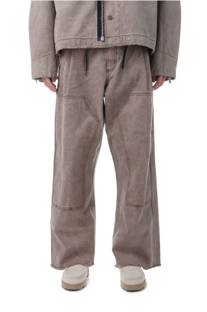 TUCK PANTS - BROWN (2252-CP71-038)