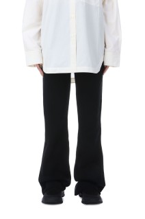 CHUNKY FLARE PANTS - BLACK (25AMSPA12)