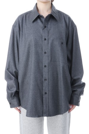 WOOL DADDY SHIRT - C.GRAY (25AMSBL05)