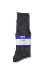 BAGGY SOCKS - HEATHER GRAY (22SMSIT01)