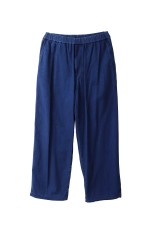 SIDOGRAS Indigo Poplin Track Pants - DARK FADE (GM252-40047)