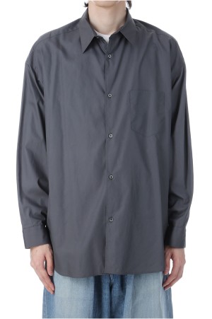 Broad L/S Oversized Regular Collar Shirt - C.GRAY (GM253-50001B)