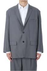 Wooly Cotton Twill Single Jacket - C.GRAY (GM253-20046B)
