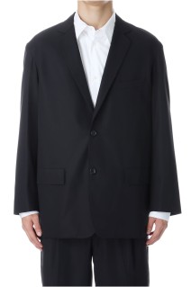 Wooly Cotton Twill Single Jacket - BLACK (GM253-20046B)