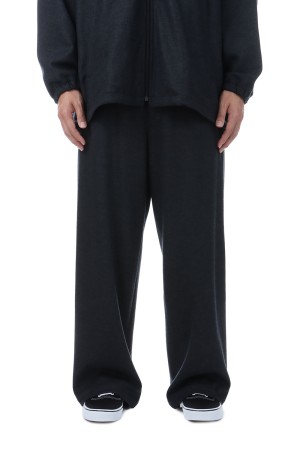 Wool Smooth Flannel Easy Wide Pants	- GRAY (GU253-40223B)