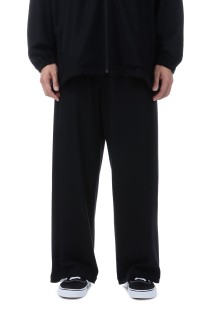 Wool Smooth Flannel Easy Wide Pants	- BLACK (GU253-40223B)