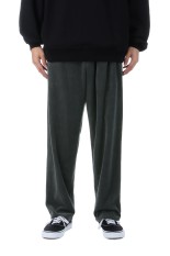 Soft Knit Corduroy Wide Tapered Chef Pants - GRAY (GM253-40212B)